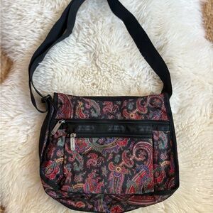 Vintage LeSportSac Medium Paisley Crossbody Bag